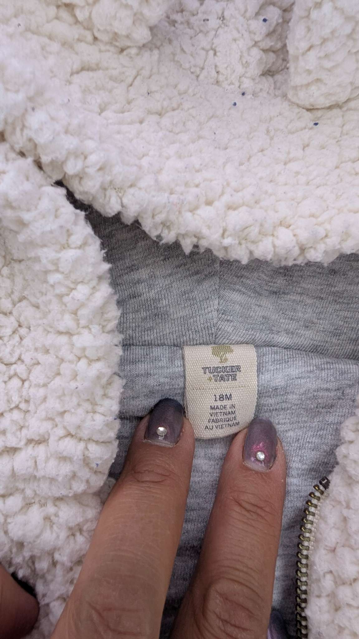 Tucker & Tate Fleeced Sherpa Hoodie 18m, Kids 24 Month (18-24M)