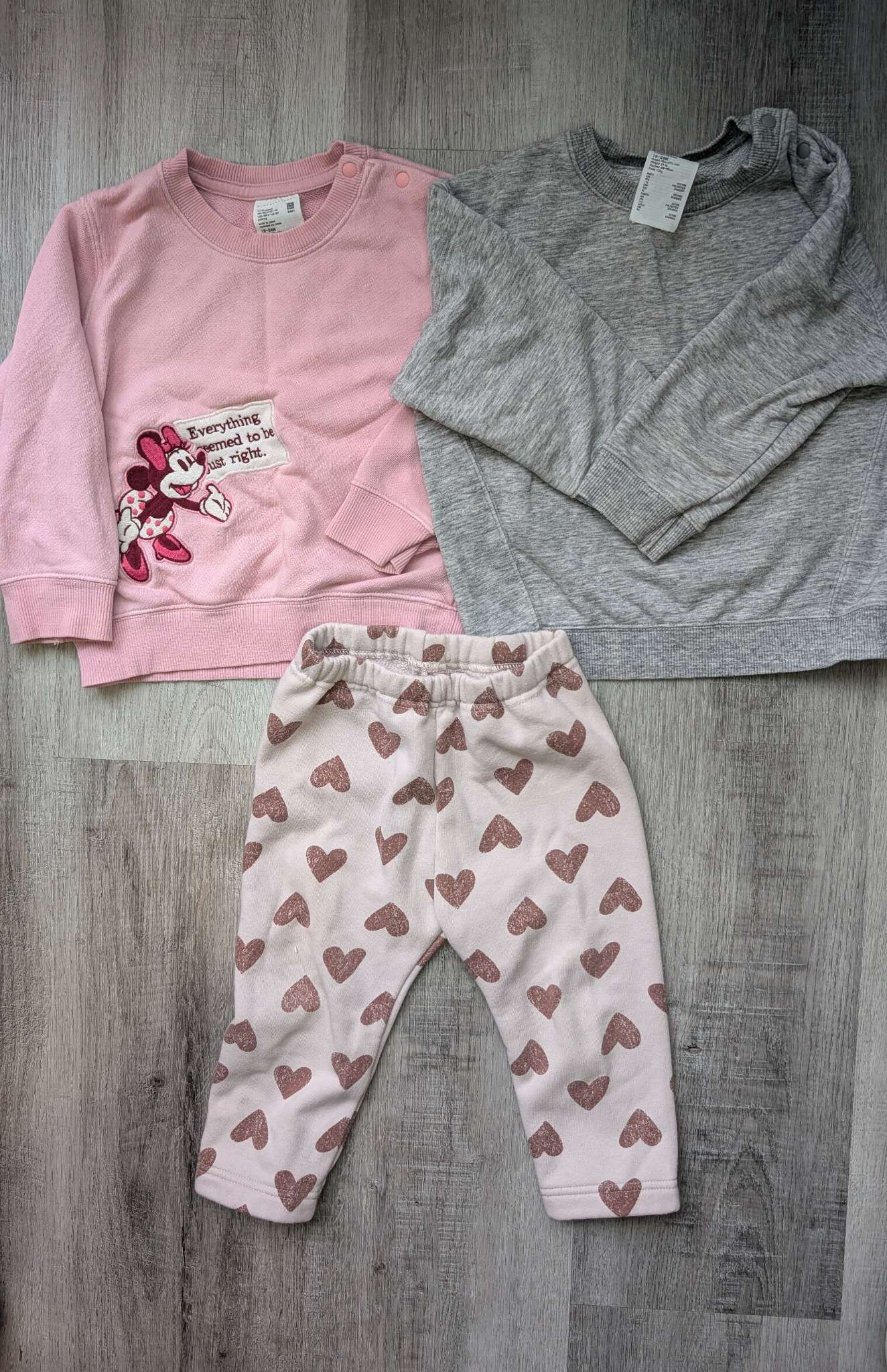 Uniqlo 3pc Set 18-24m , Kids 24 Month (18-24M)