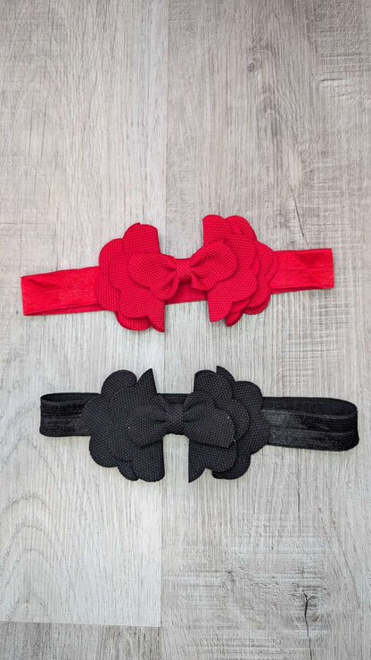 2pk Headbands 0-12m