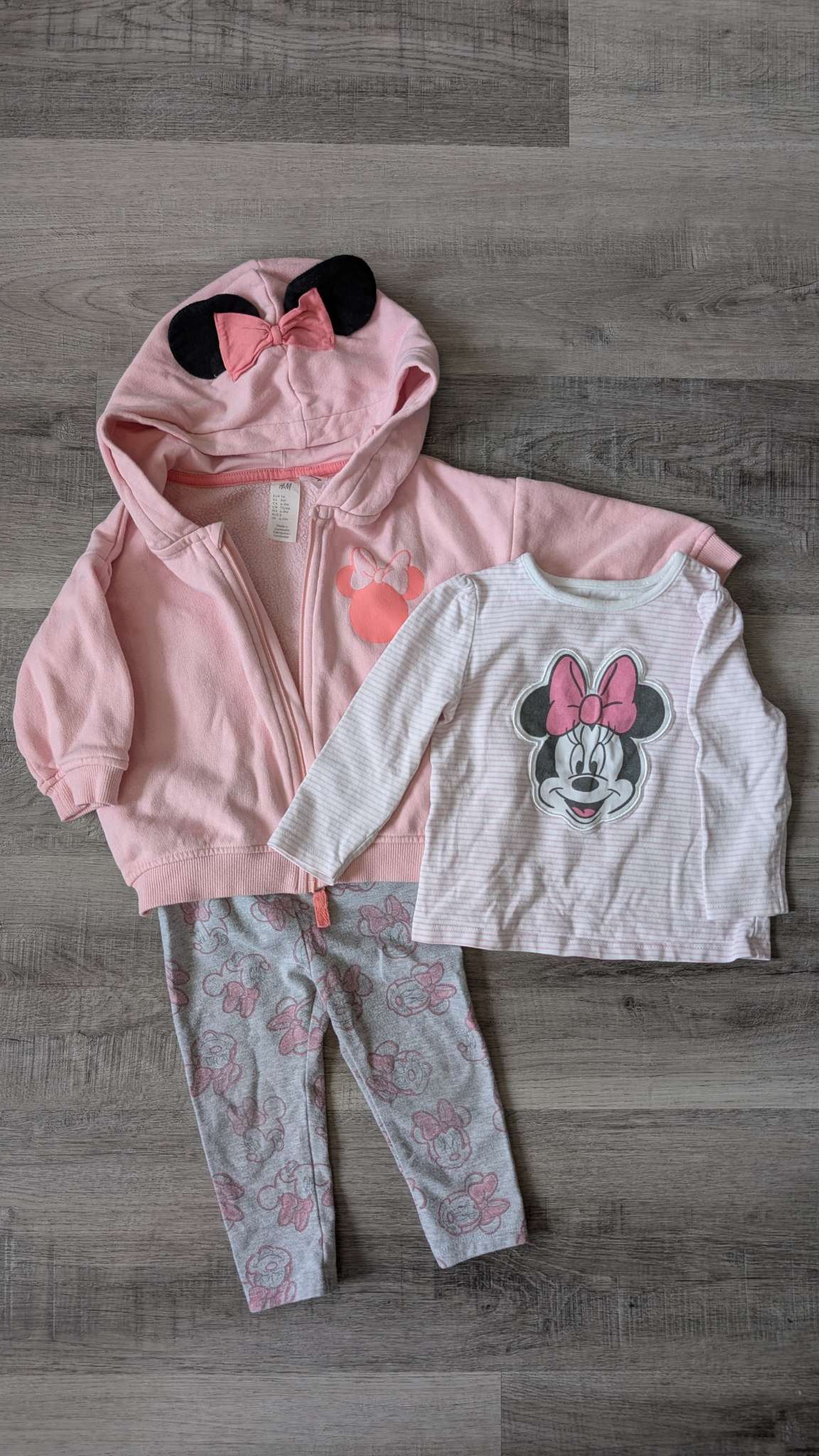 Minnie Mouse 3pc Outfit 6-12m, Kids 12 Month (9-12M)