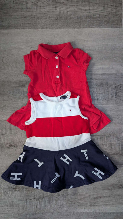 Tommy Hilfiger 3pc Dresses set, Kids 9 Month (6-9M)