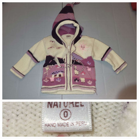 Peruvian style sweater, Kids 18 Month (12-18M)
