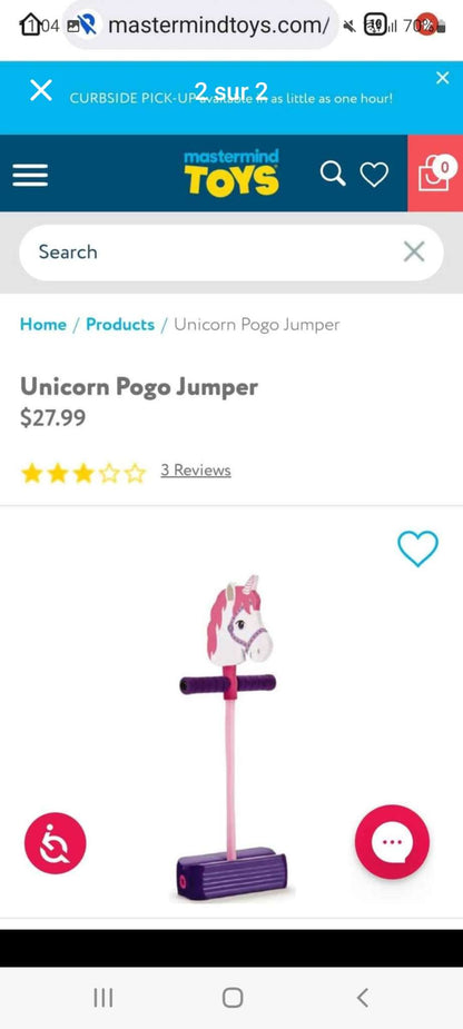 Unicorn pogo jumper