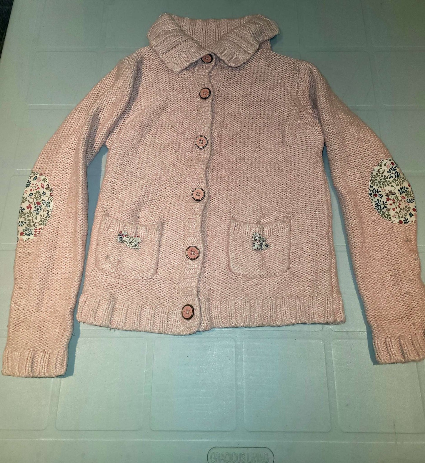 Pink sweater, Kids 7 & 8