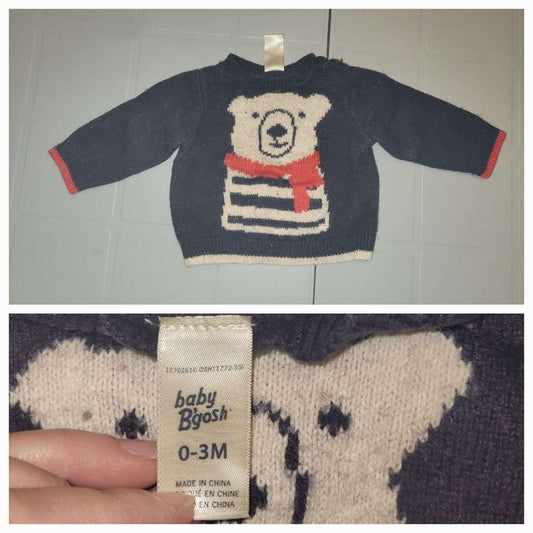 3 cute sweater for winter, Kids 3 Month (0-3M)