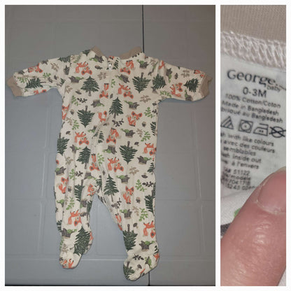 bundle 4 pajamas, Kids 3 Month (0-3M)