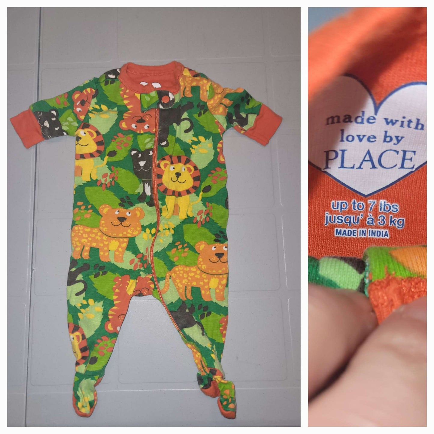 bundle 4 pajamas, Kids 3 Month (0-3M)