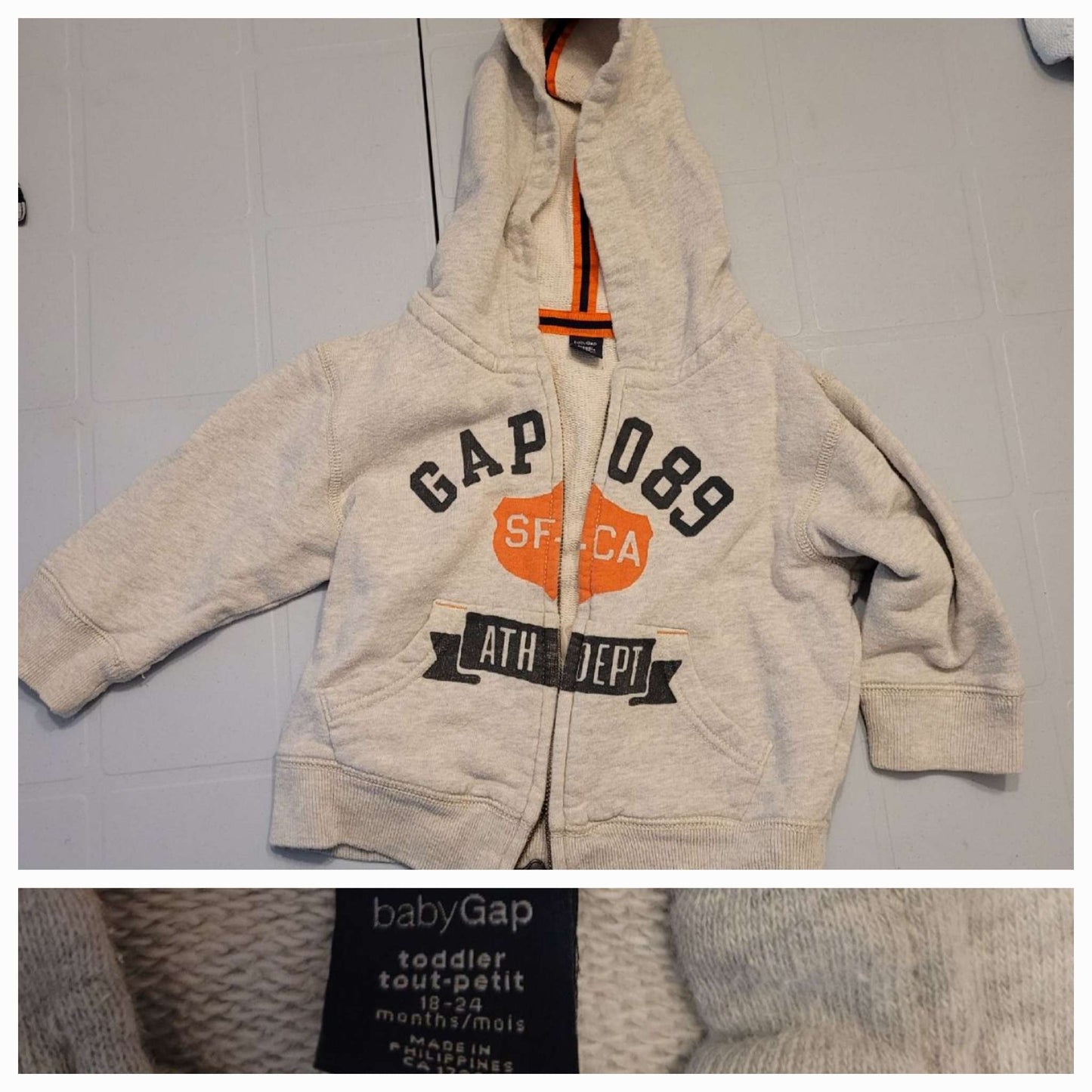 2 gap hoodie, Kids 24 Month (18-24M)