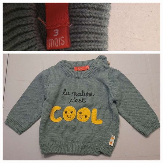 Bundle 5 sweaters, Kids 3 Month (0-3M)