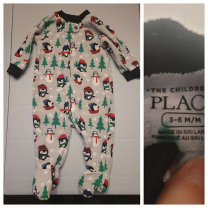 Bundle 4 warm PJ , Kids 3 Month (0-3M)