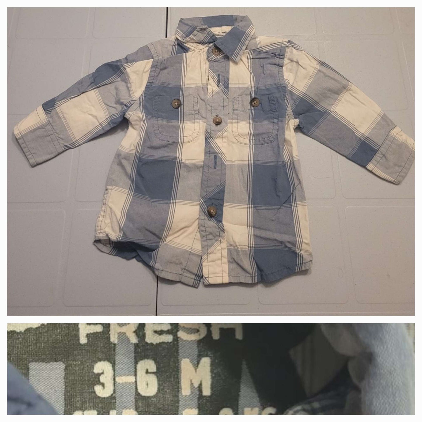 2 shirts, Kids 3 Month (0-3M)