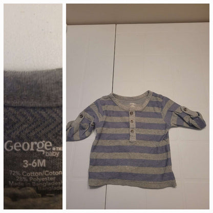 4 longs sleeves tshirt, Kids 3 Month (0-3M)