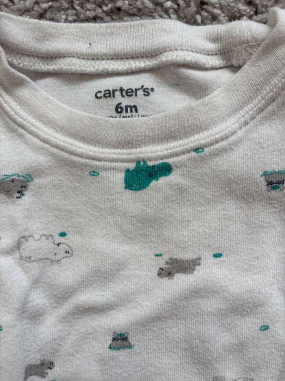 Hippo Vest Outfit, Kids 6 Month (3-6M)