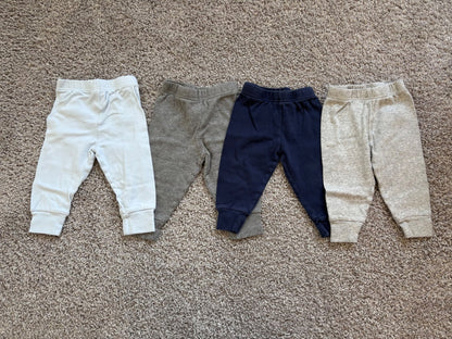Set of 4 Pants, Kids 9 Month (6-9M)