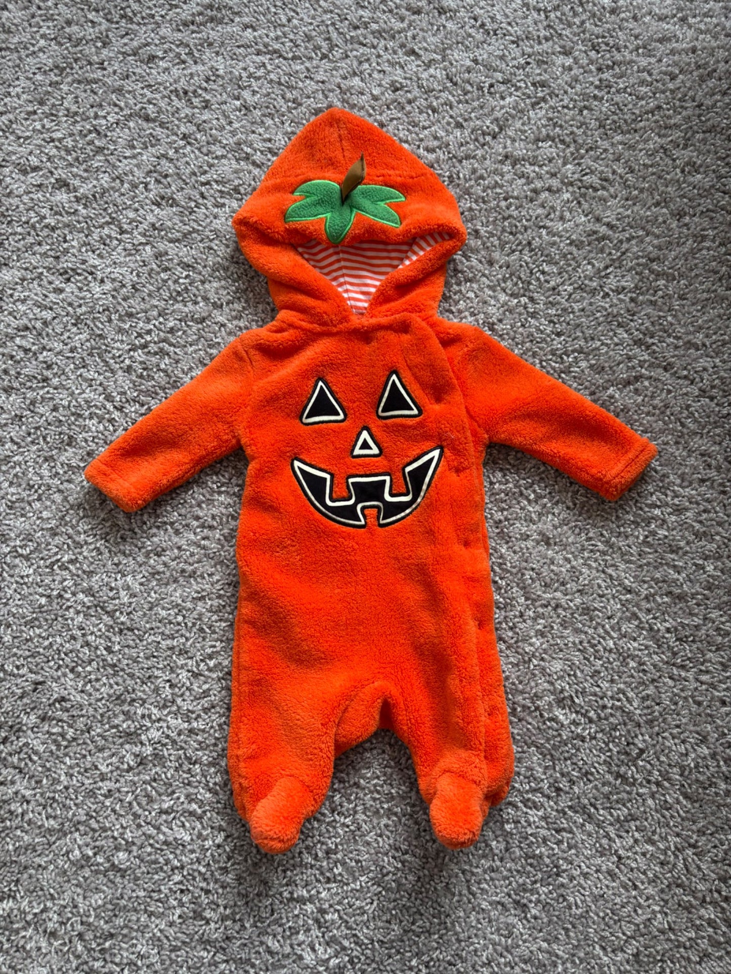 Halloween Pumpkin Bunting Suit, Kids Newborn