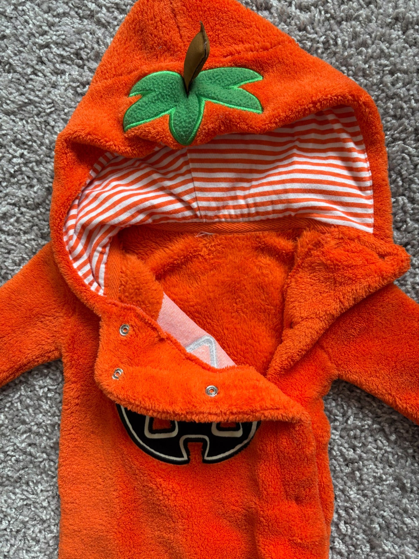 Halloween Pumpkin Bunting Suit, Kids Newborn