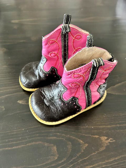 Baby Girl Cowboy Boot Size 5, Shoes 4 (Baby: 0-12 mth)