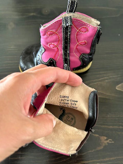 Baby Girl Cowboy Boot Size 5, Shoes 4 (Baby: 0-12 mth)