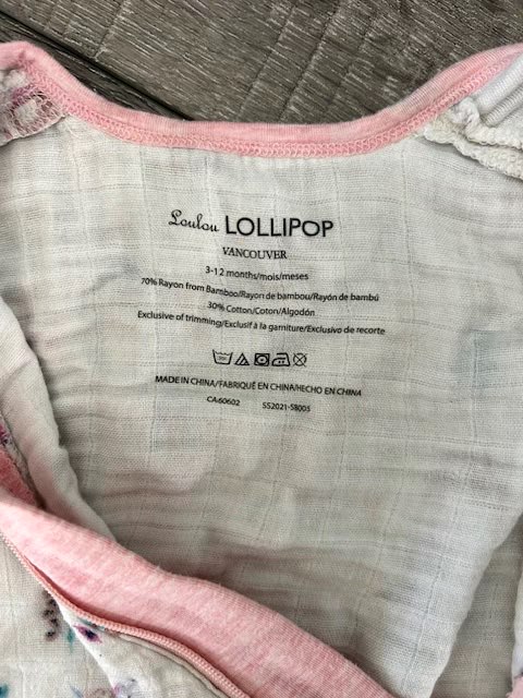 Loulou Lollipop Sleep Sack 3-12 months , 6-12 Months (Medium)