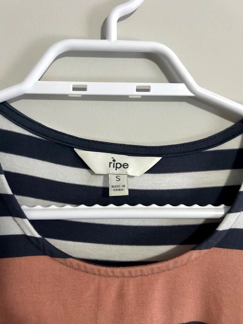 Ripe Brand Maternity and Nursing Bamboo Dress Size Small , Maternity S (4-6)