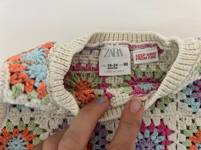 Zara Knit Sweater Baby Girl 18-24m, Kids 18 Month (12-18M)