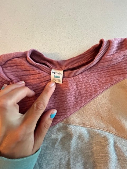 PL Baby Girl Sweat Outfit 18 Months, Kids 18 Month (12-18M)