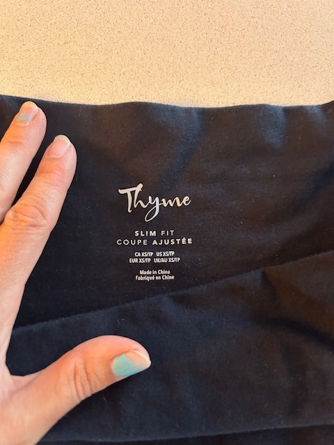 Thyme Maternity Denim Short XS, Maternity XS (0-2)