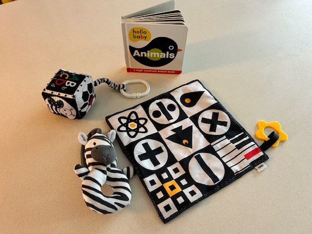 High Contrast Newborn Toys Bundle