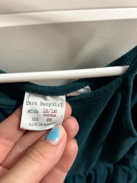 Zara Baby Dress Special Event Wedding , Kids 18 Month (12-18M)