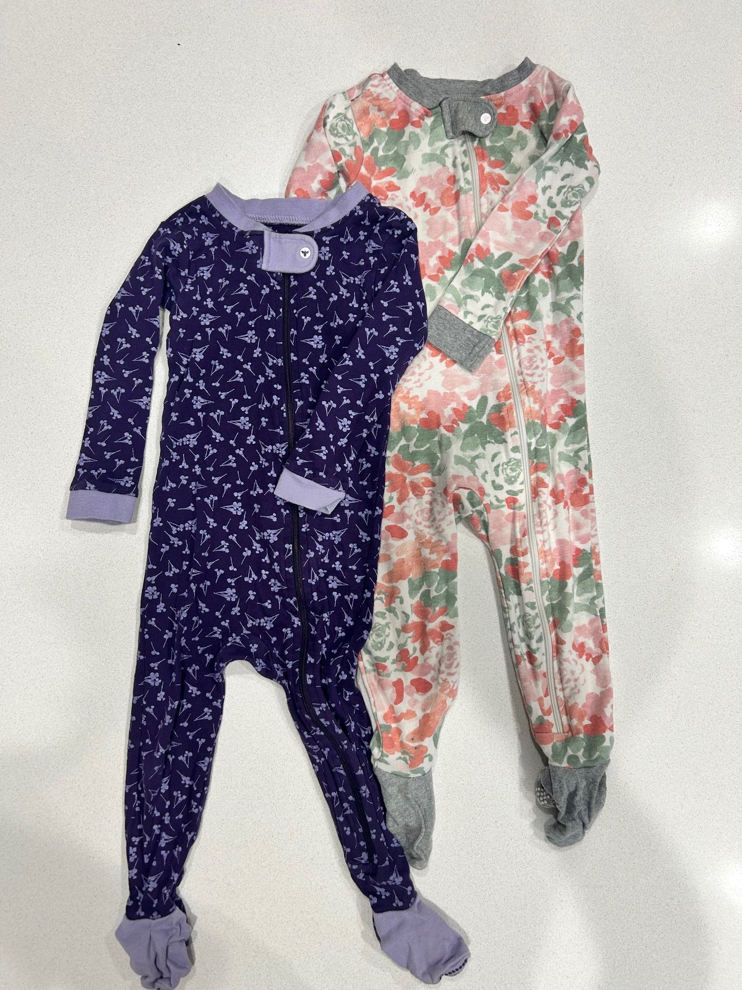 Organic Cotton Sleepers 12 Months, Kids 12 Month (9-12M)