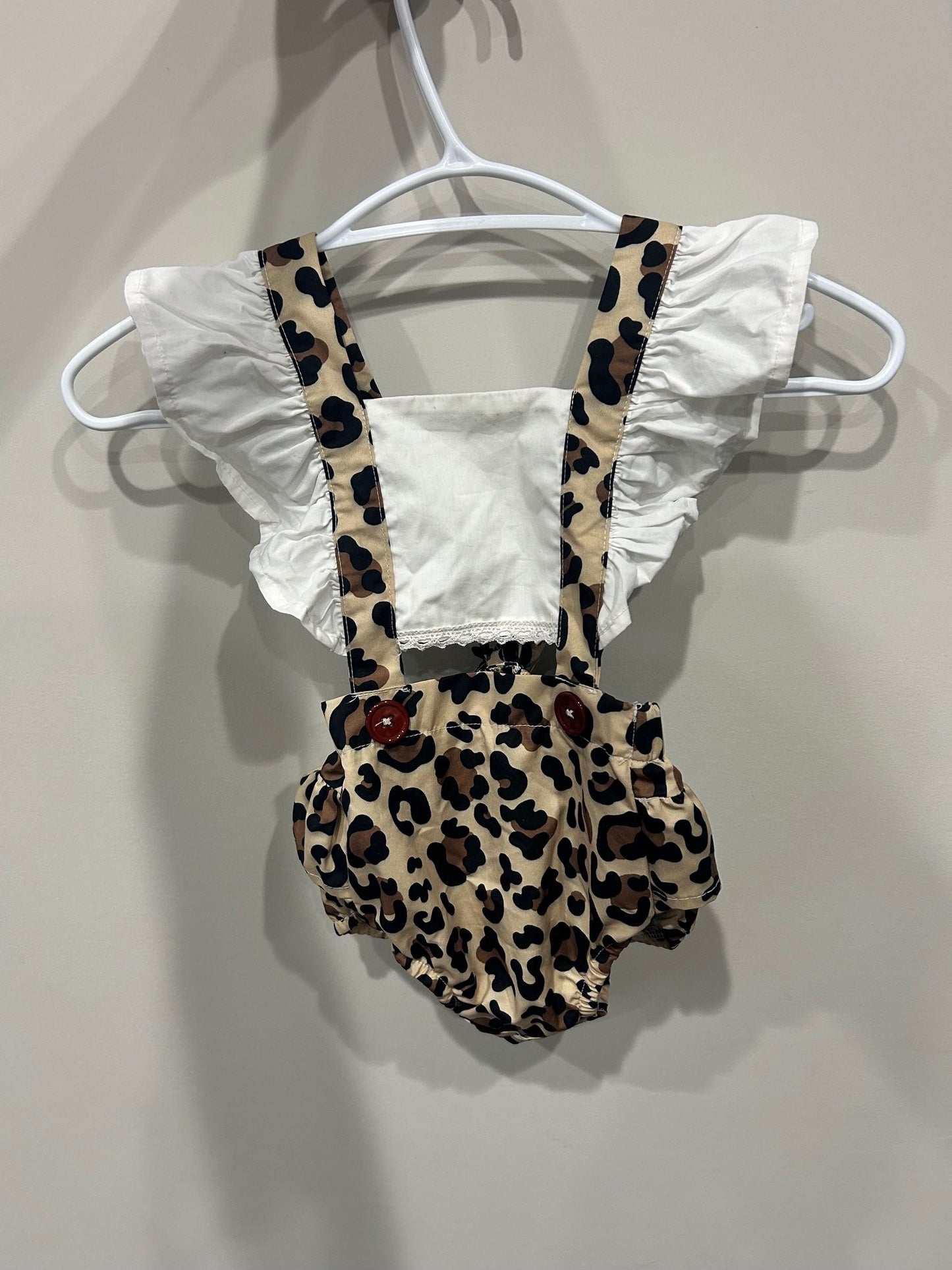Leopard Birthday Outfit - Wild One - 12 months, Kids 18 Month (12-18M)