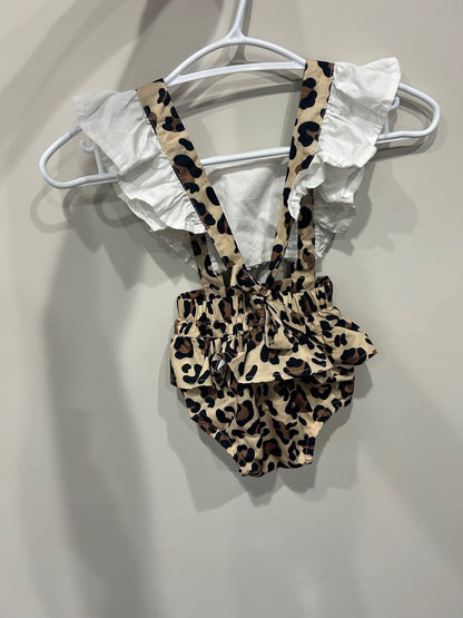 Leopard Birthday Outfit - Wild One - 12 months, Kids 18 Month (12-18M)