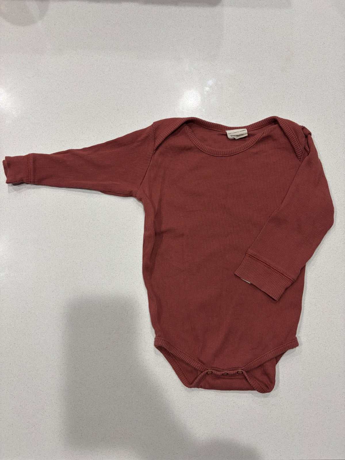Long sleeve Bodysuit organic cotton 12-18m, Kids 18 Month (12-18M)