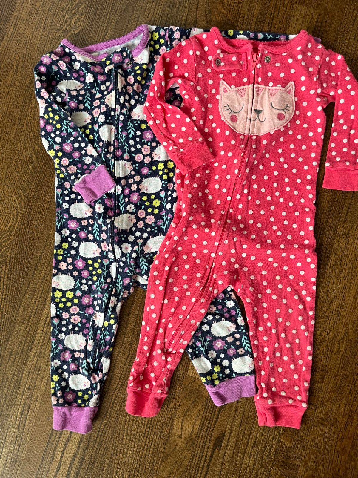 Set of 2 Footless Sleepers VGUC 12M, Kids 12 Month (9-12M)
