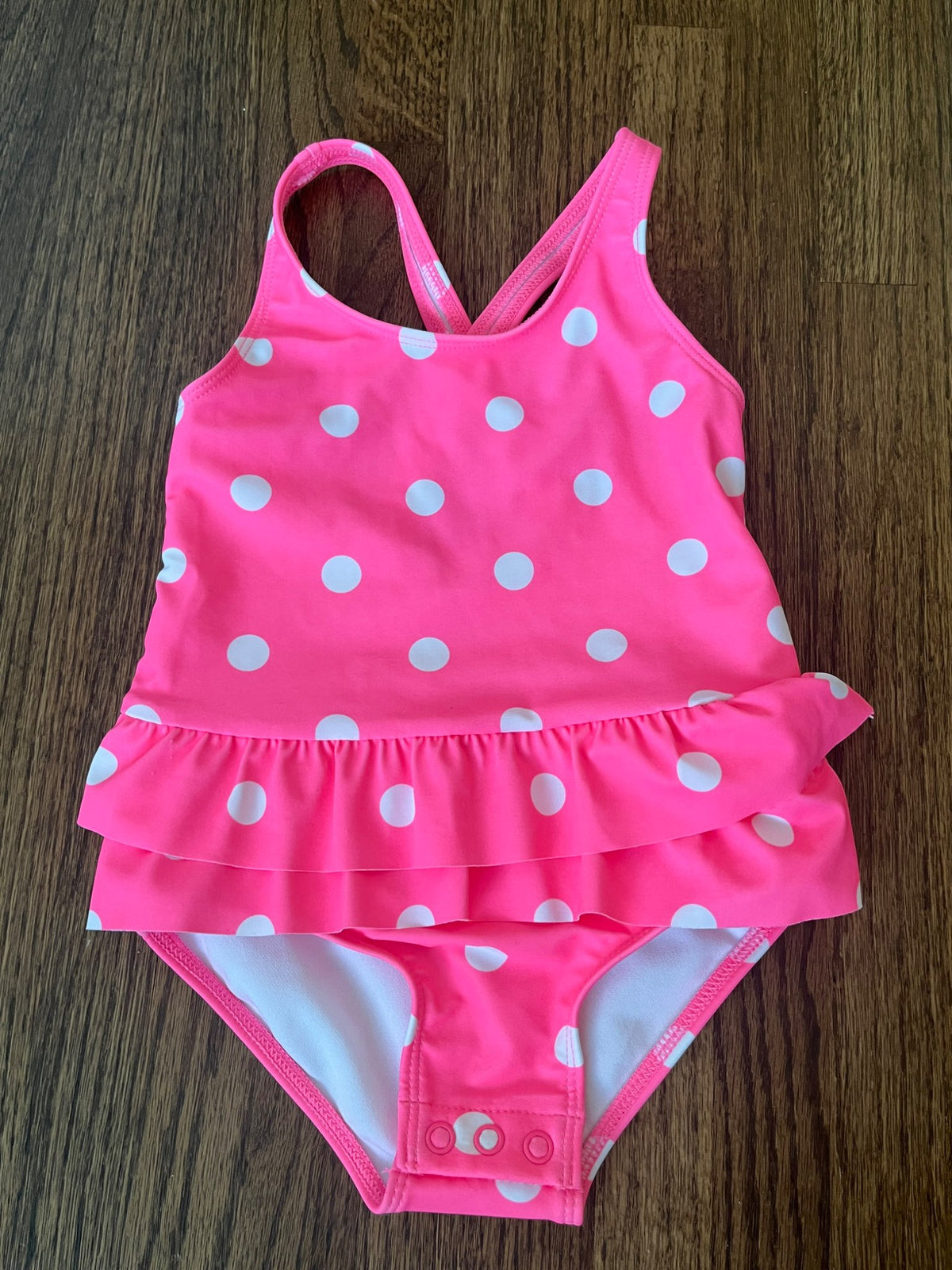 Carter’s Pink Polka Dot Bathing Suit 18M EUC, Kids 18 Month (12-18M)