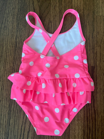 Carter’s Pink Polka Dot Bathing Suit 18M EUC, Kids 18 Month (12-18M)