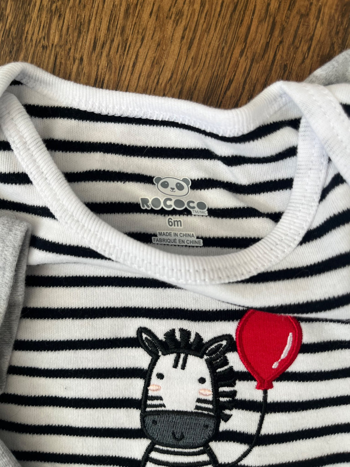 Zebra Onesie Bundle 6M EUC, Kids 6 Month (3-6M)