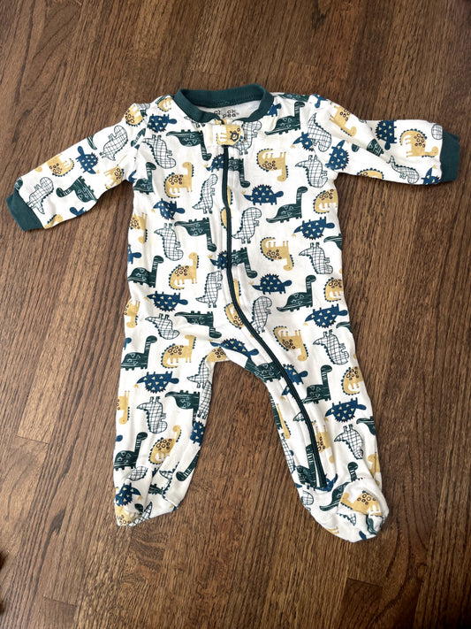 Chick Pea Dino Sleeper 3-6M VGUC, Kids 6 Month (3-6M)