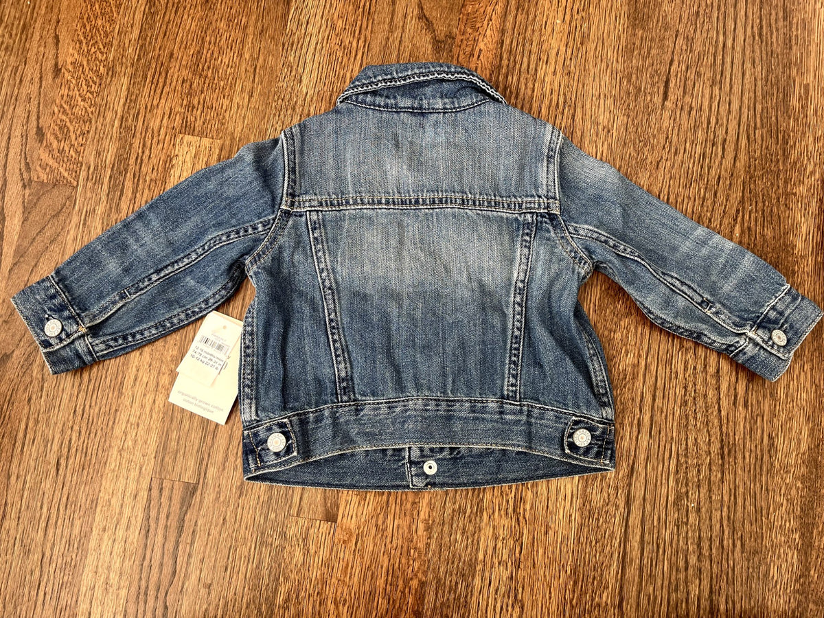 Gap NWT Jean Jacket 12-18M MSRP $65, Kids 18 Month (12-18M)