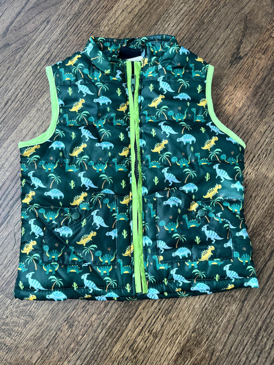 Puffy Dino Vest 18M EUC, Kids 18 Month (12-18M)