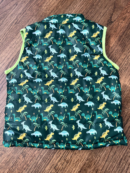 Puffy Dino Vest 18M EUC, Kids 18 Month (12-18M)