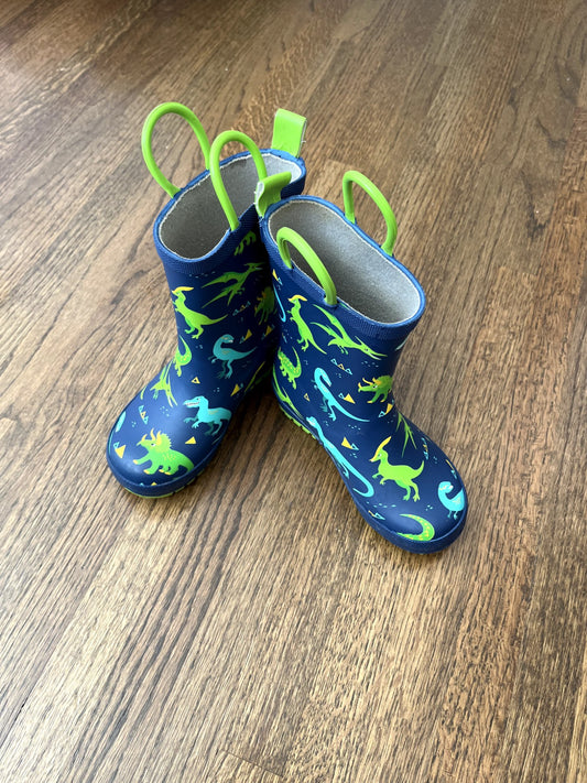 Jan & Jul Dino Rain Boots Size 8.5 EUC MSRP $57, Shoes 8.5 (Toddler:2-4yr)