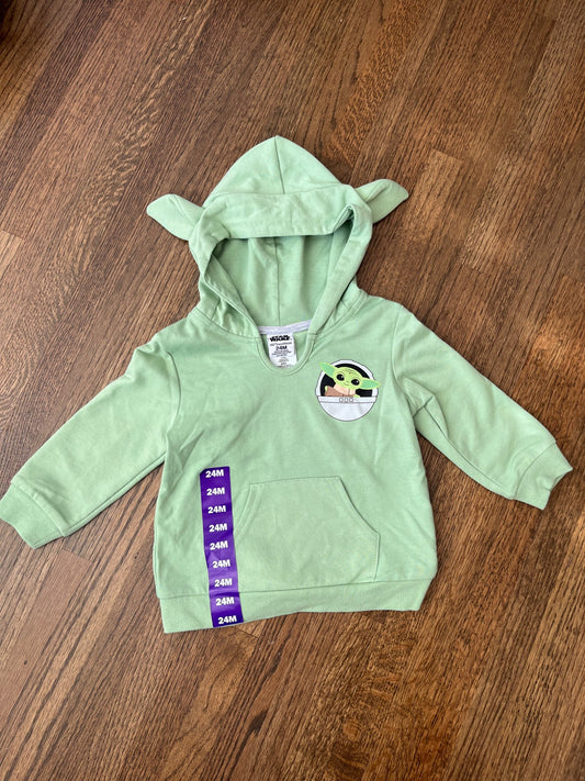 Grogu Hoodie NWOT 24M, Kids 24 Month (18-24M)