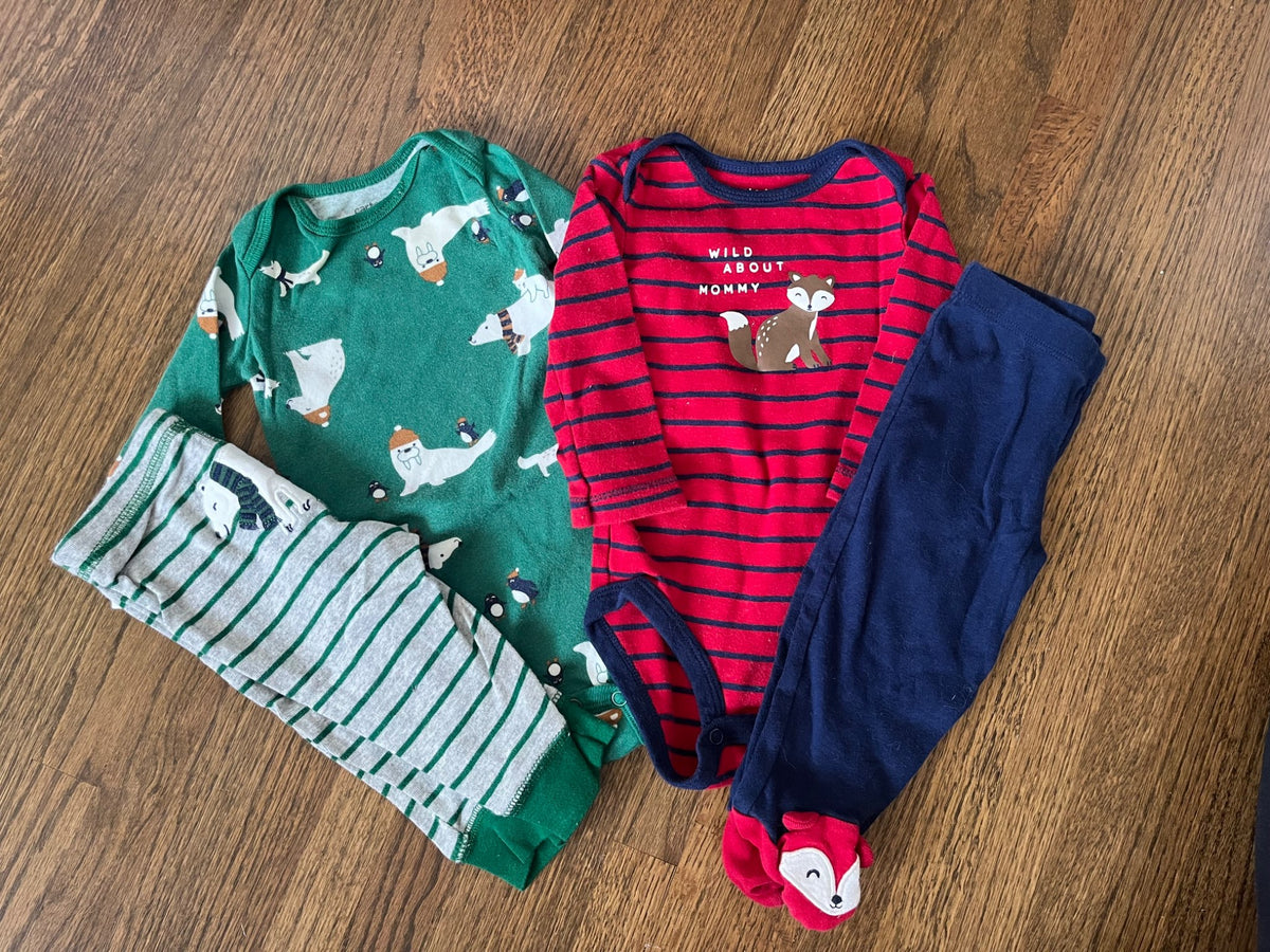 Two Winter Outfits 6M VGUC , Kids 6 Month (3-6M)