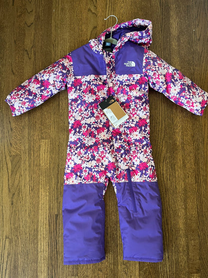 The North Face Toddler Girls One Piece Snowsuit NWT 24M, Kids 24 Month (18-24M)