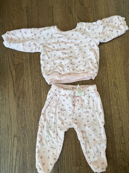 Rabbit + Bear Sweatsuit VGUC 12M, Kids 12 Month (9-12M)