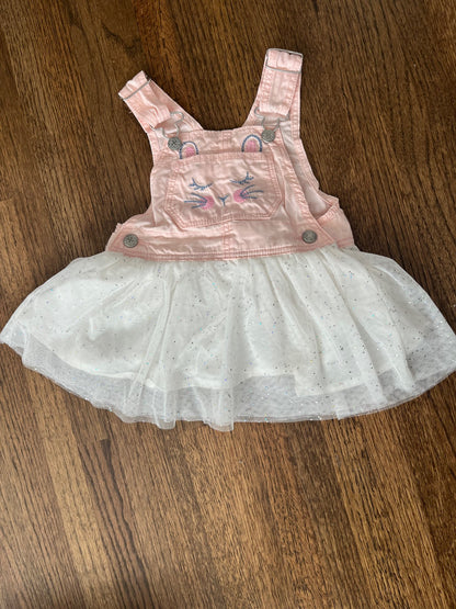 Baby Bunny Pointelle Jumper Dress EUC 12M, Kids 12 Month (9-12M)