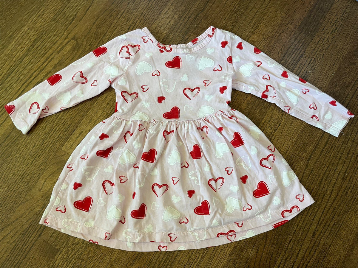 George Heart Dress VGUC 2T, Kids 2T
