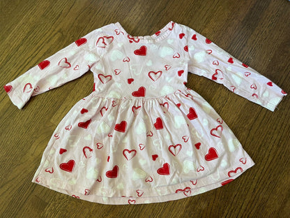 George Heart Dress VGUC 2T, Kids 2T