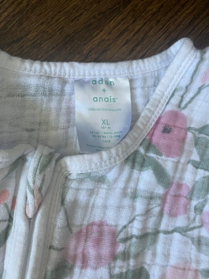 Aden + Anais Muslin Sleep Sacks 2 Pk VGUC XL (18+ M), 18-24 Months (Extra Large)